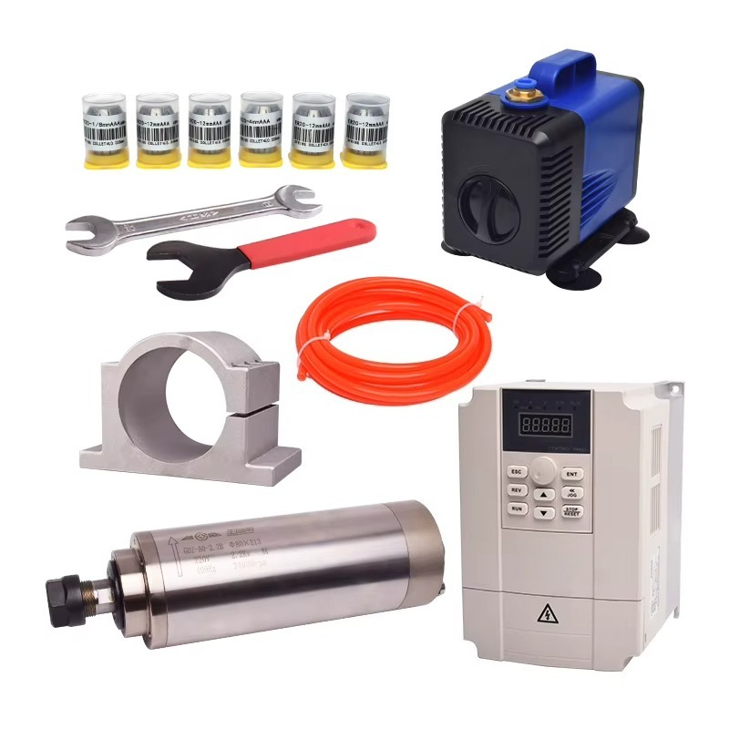 2.2Kw Water Cooled Spindle Kit Vfd - GDZ80 2.2KW Su Soğutmalı Spindle Motor