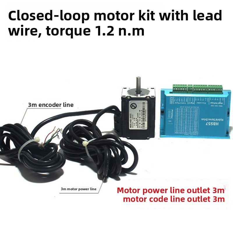 NEMA23 57 Kapalı Döngü Step Mo - Nema 23 Closed Loop Stepper Motor Driver Kit incelemesi ve fiyatı