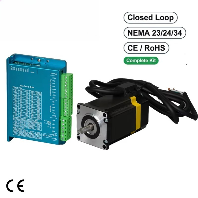 Nema 23 24 34 Kapalı Döngüli A - Nema 23 Closed Loop Stepper Motor Driver Kit incelemesi ve fiyatı