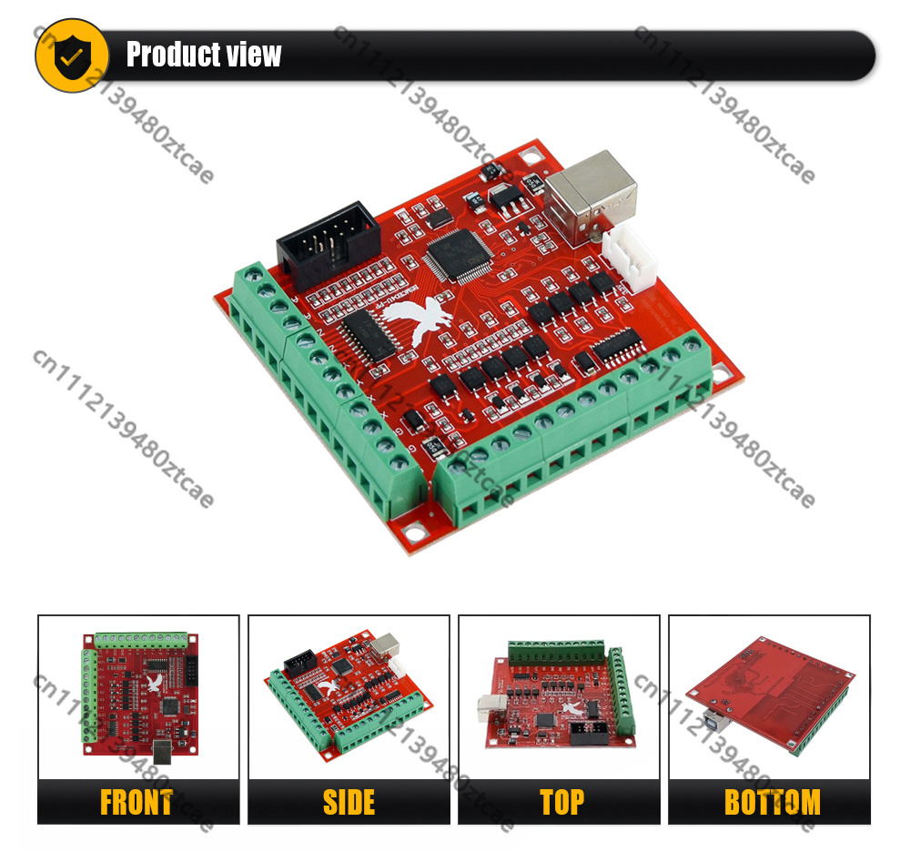 USB Breakout Board 100KHz 4 Ek - Mach3 Usb Cnc Controller 4 Axis 100Khz incelemesi ve fiyatı