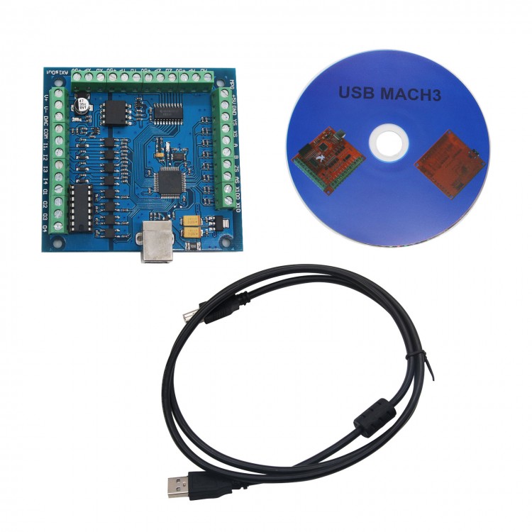MACH3 4 Eksenli USB CNC Kontro - Mach3 Usb Cnc Controller 4 Axis 100Khz incelemesi ve fiyatı